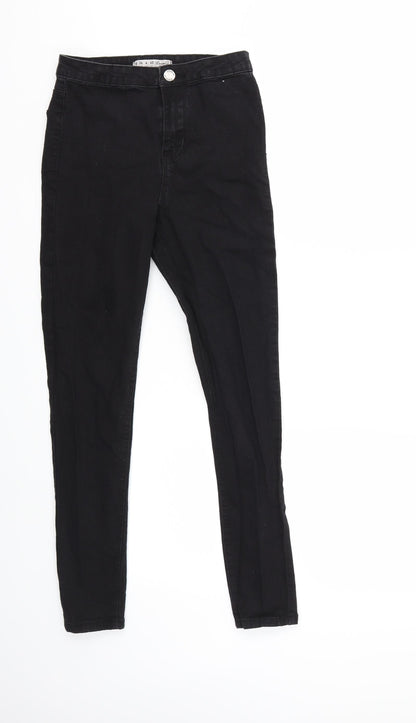 Denim & Co. Womens Black  Denim Skinny Jeans Size 8 L26 in