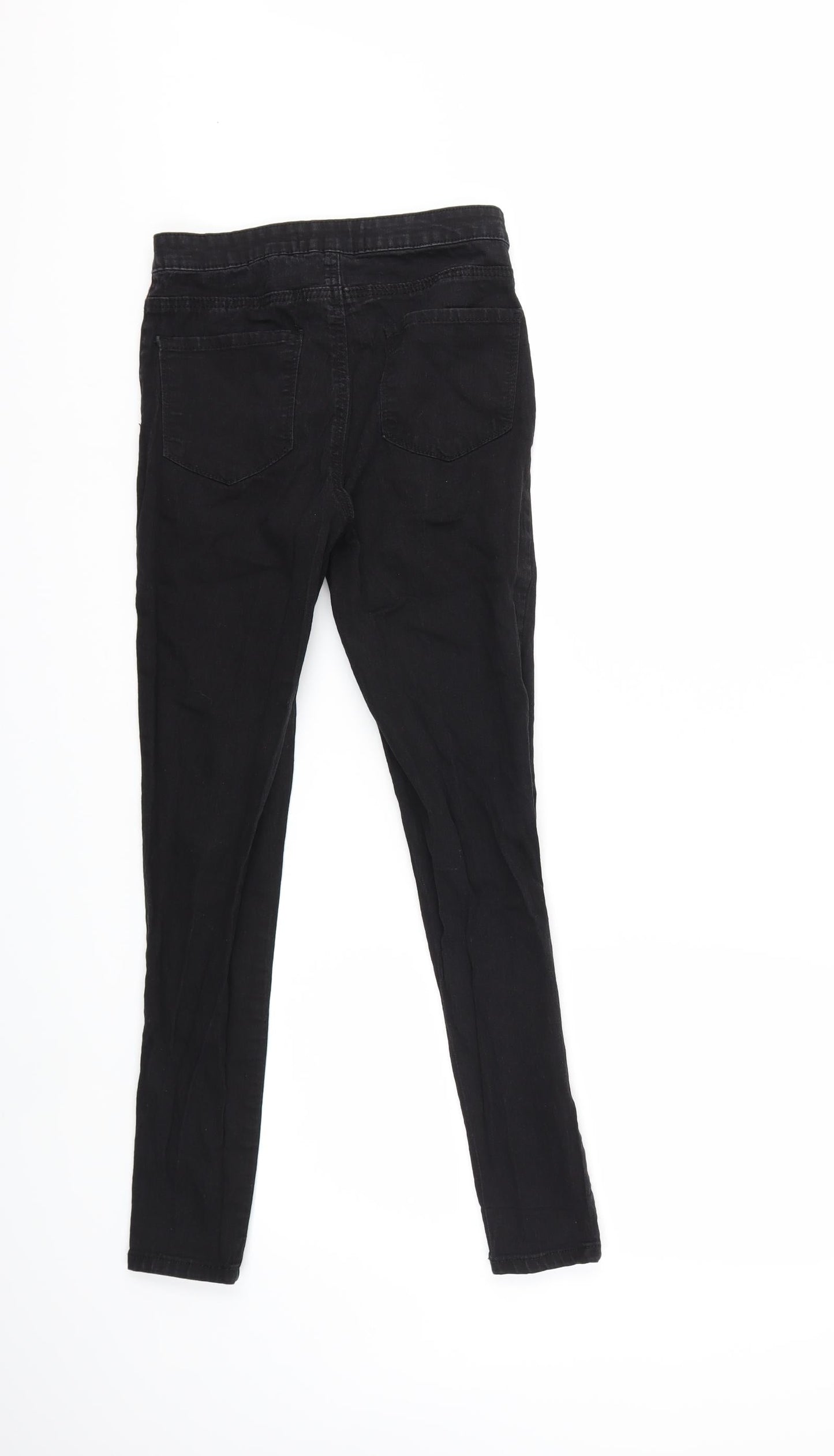 Denim & Co. Womens Black  Denim Skinny Jeans Size 8 L26 in