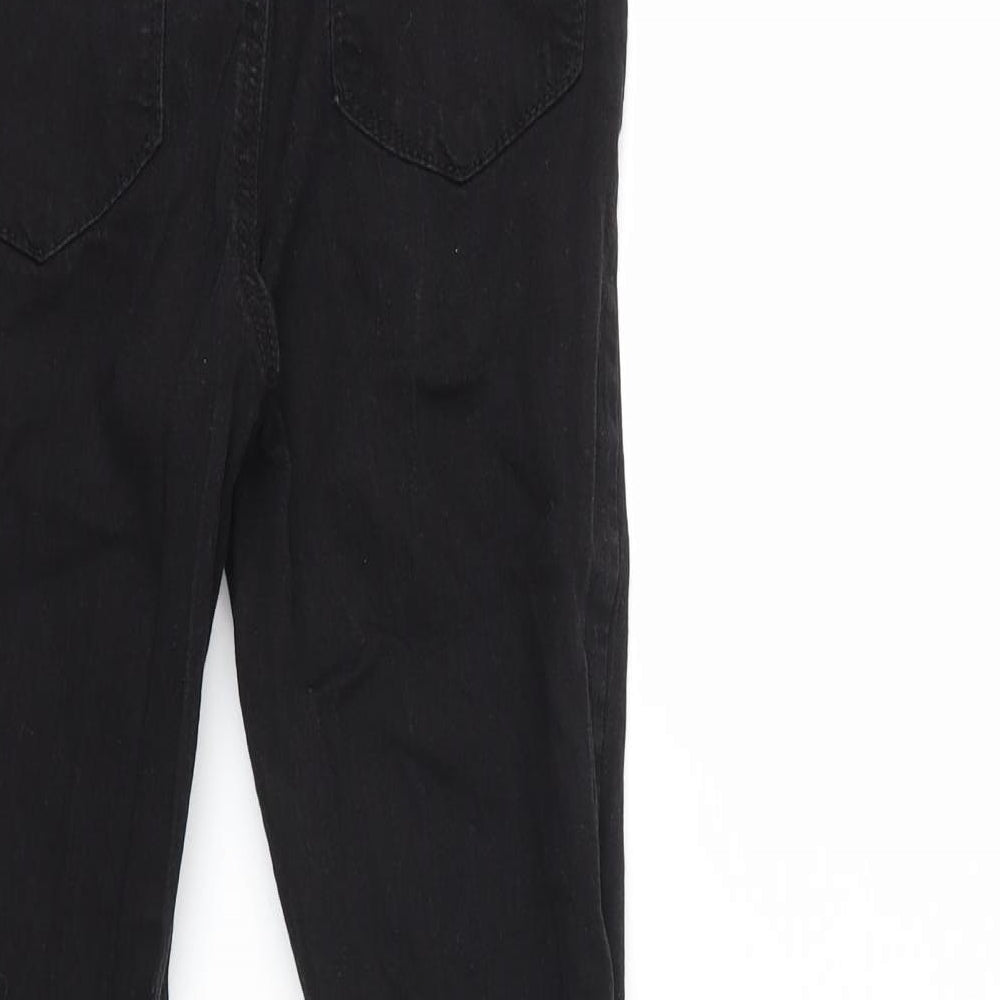 Denim & Co. Womens Black  Denim Skinny Jeans Size 8 L26 in