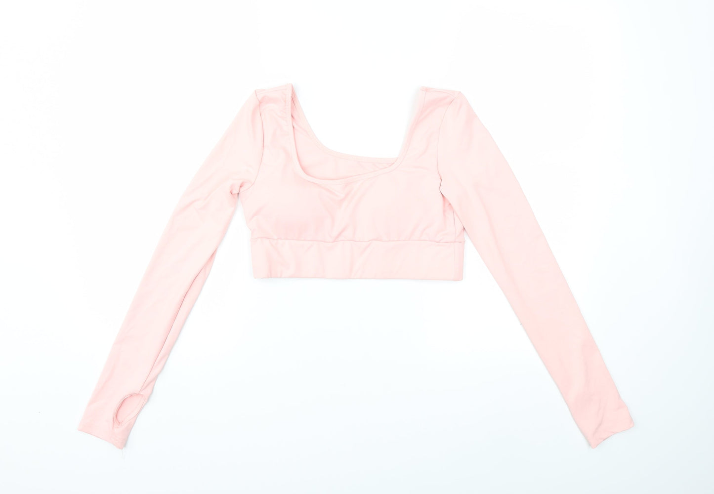 Womens UK Size M Preworn Pink Basic T-Shirt