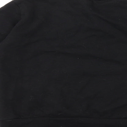 PRETTYLITTLETHING Womens Black   Pullover Sweatshirt Size S