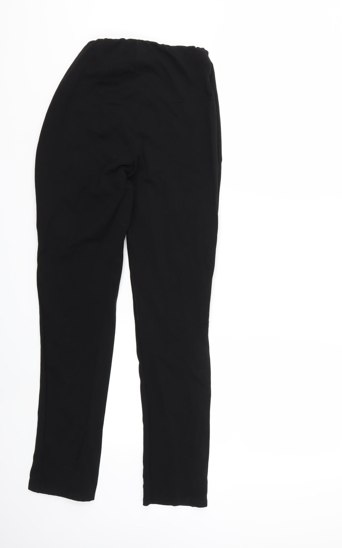 Womens UK Size 10 PRETTYLITTLETHING Regular Fit  Black Trousers
