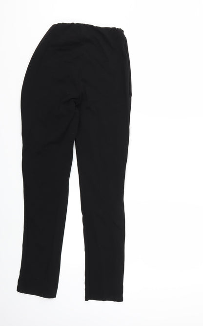 Womens UK Size 10 PRETTYLITTLETHING Regular Fit  Black Trousers