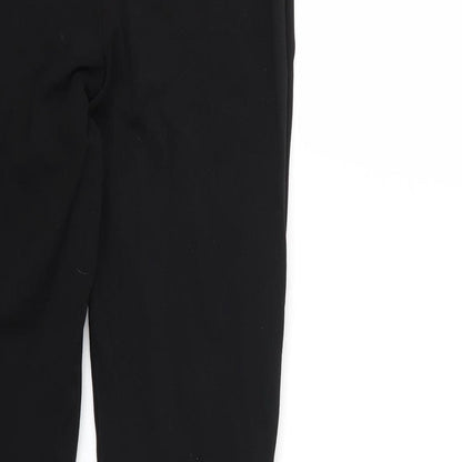 Womens UK Size 10 PRETTYLITTLETHING Regular Fit  Black Trousers