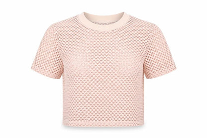 Womens UK Size 8 Topshop Pink Basic T-Shirt