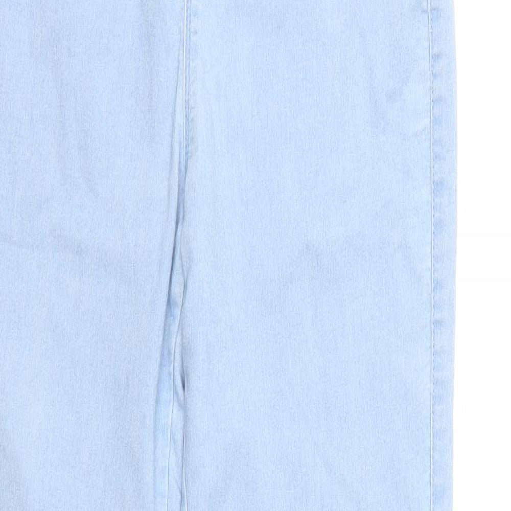 Denim & Co. Womens Blue  Denim Skinny Jeans Size 10 L29 in