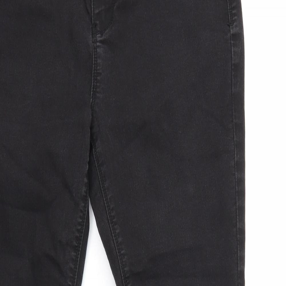 Dunnes Stores Womens Black  Denim Skinny Jeans Size 10 L28 in