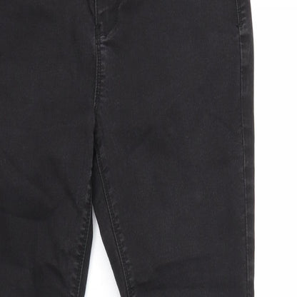 Dunnes Stores Womens Black  Denim Skinny Jeans Size 10 L28 in