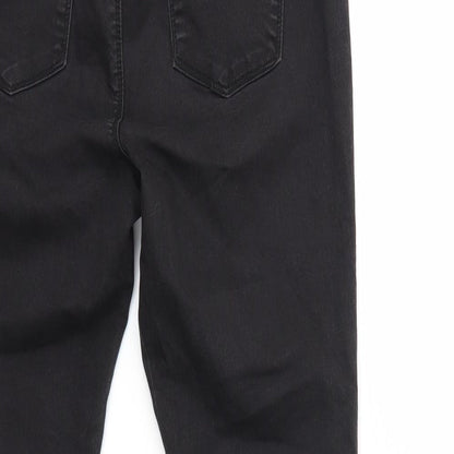 Dunnes Stores Womens Black  Denim Skinny Jeans Size 10 L28 in