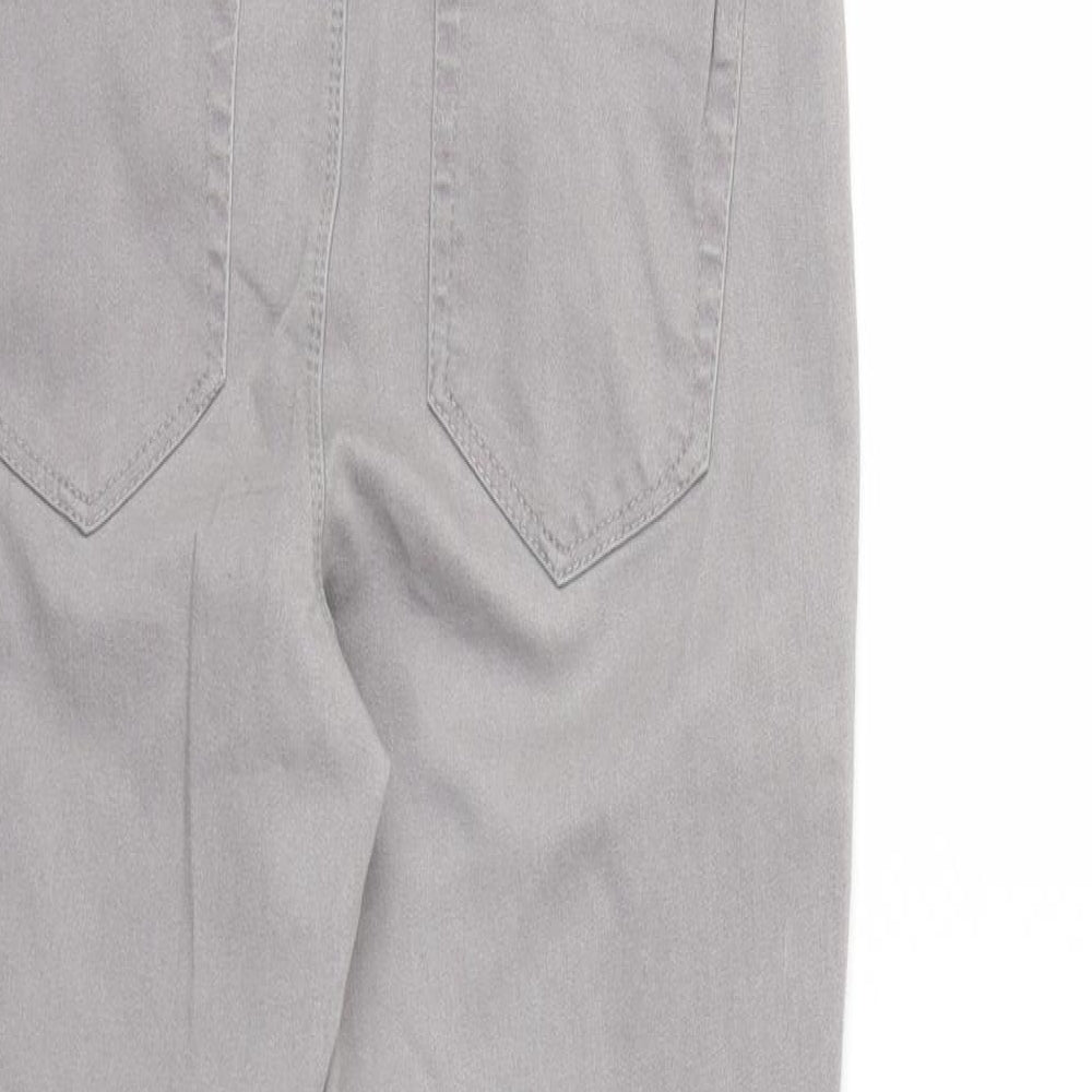 Denim & Co. Womens Green  Denim Skinny Jeans Size 10 L28 in