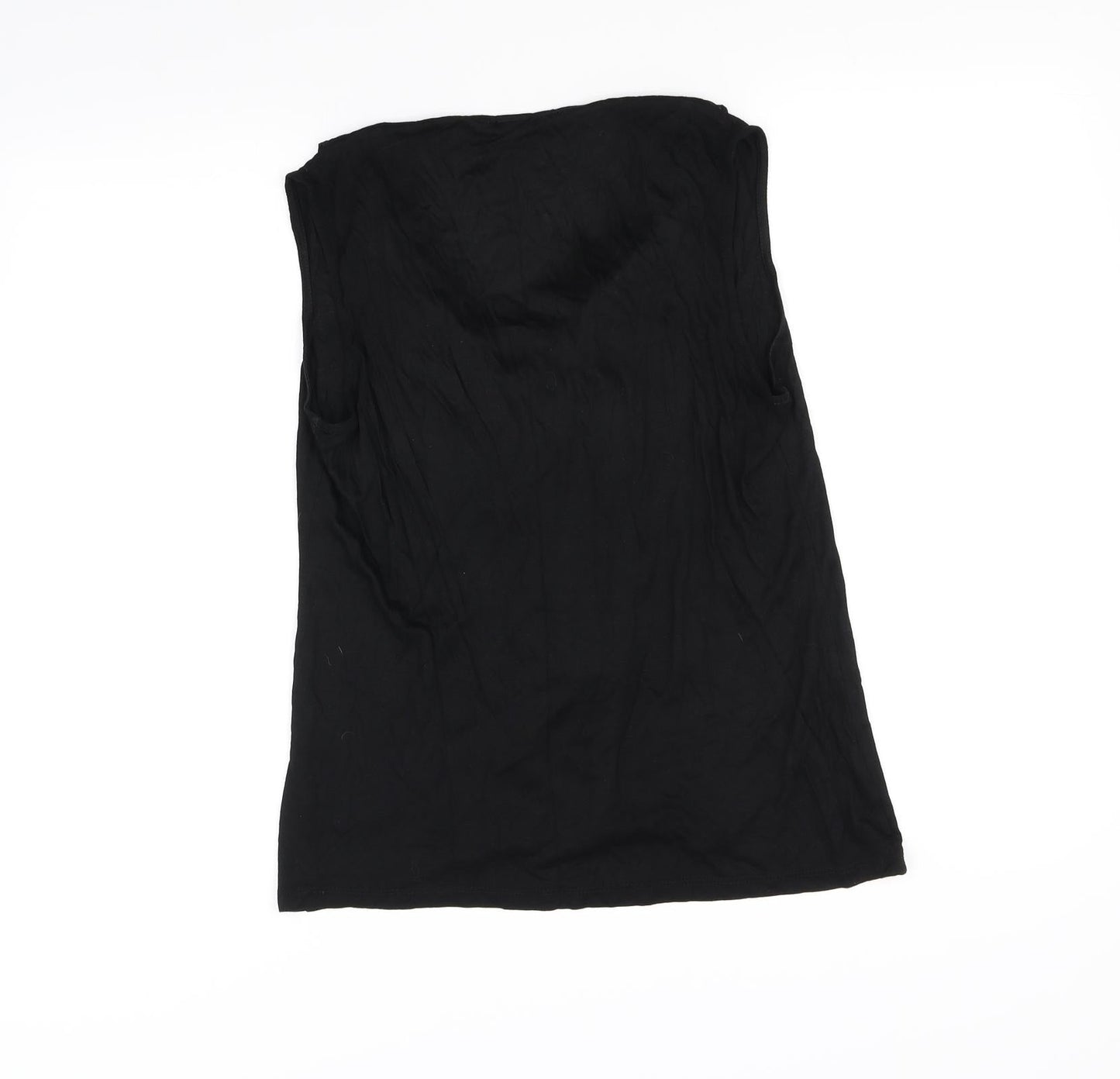Womens UK Size M H&M Black Basic Blouse