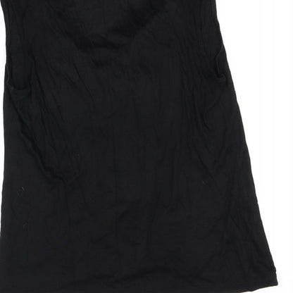 Womens UK Size M H&M Black Basic Blouse