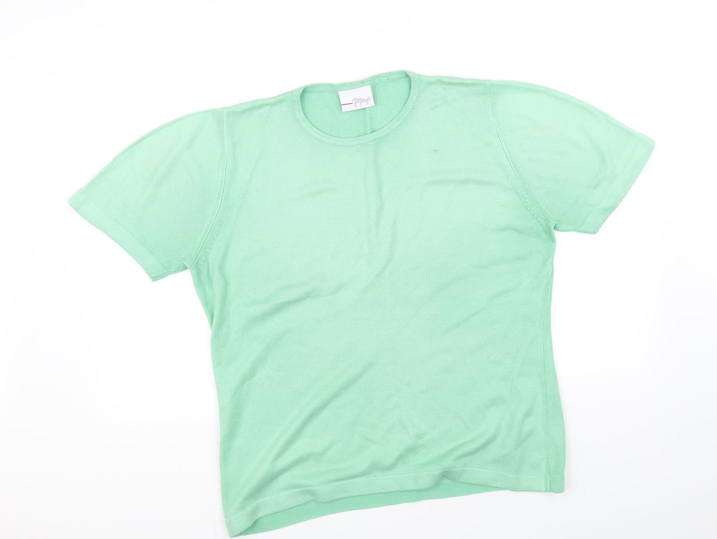 Papaya Womens Green   Basic T-Shirt Size L
