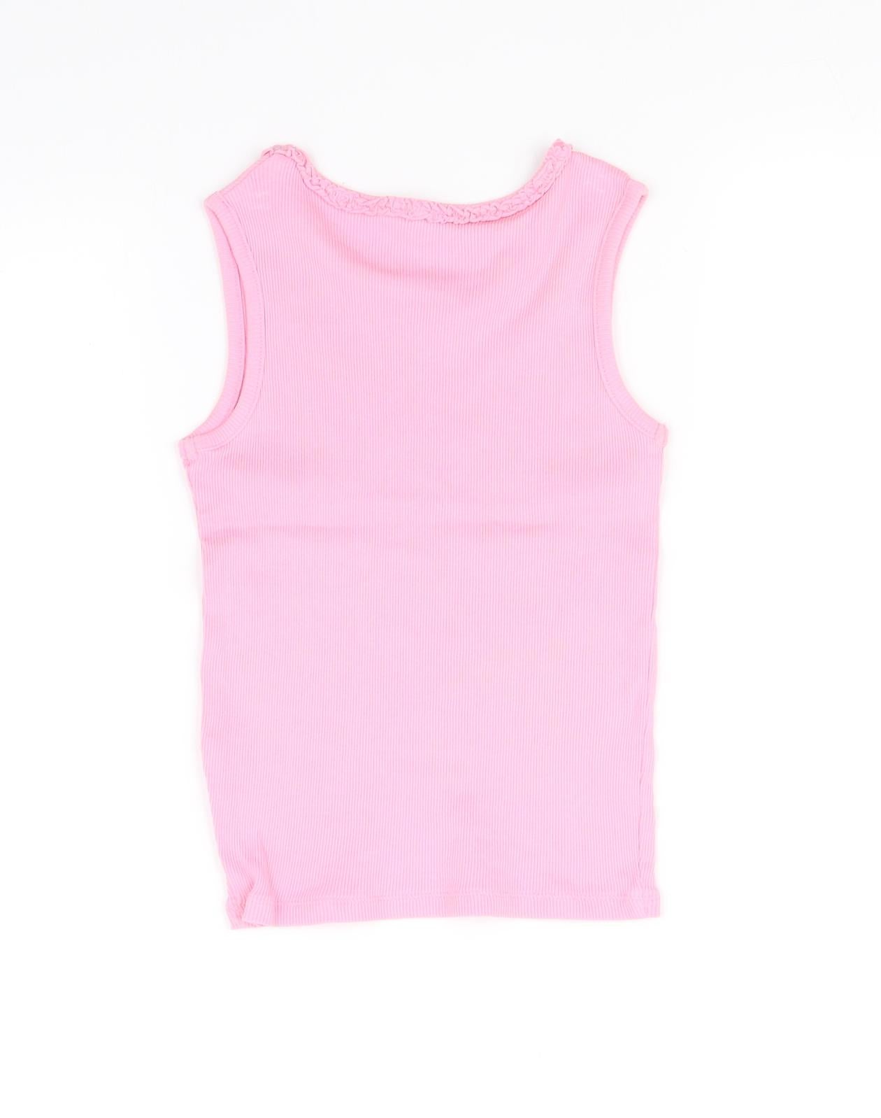 George Girls Pink   Pullover Jumper Size 6-7 Years
