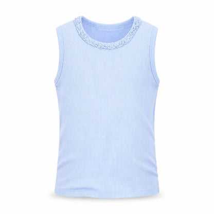 George Girls Blue   Basic T-Shirt Size 6 Years