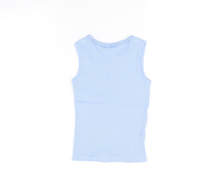 George Girls Blue   Basic T-Shirt Size 6 Years