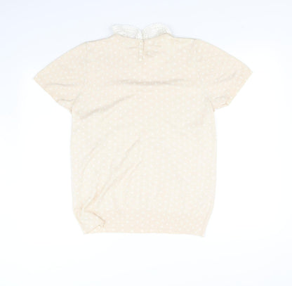 Marks & Spencer Womens Beige   Pullover Jumper Size 16