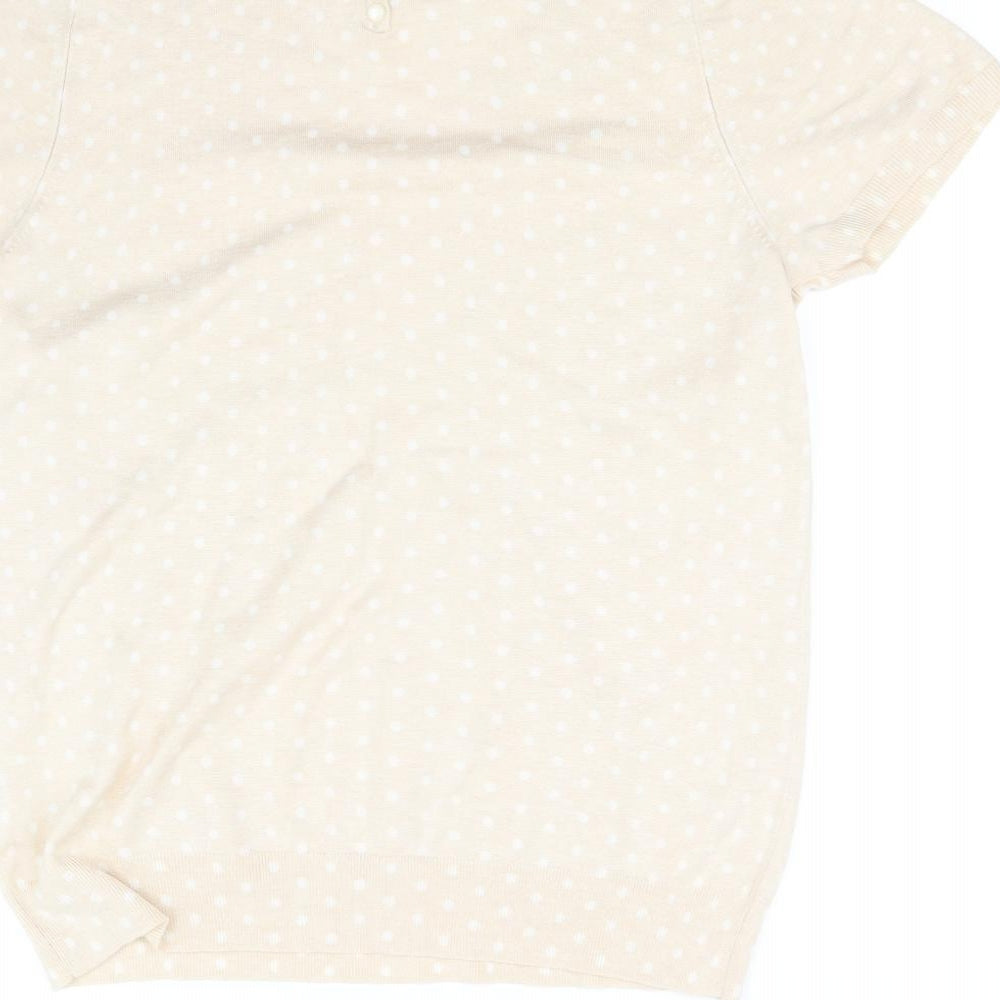 Marks & Spencer Womens Beige   Pullover Jumper Size 16