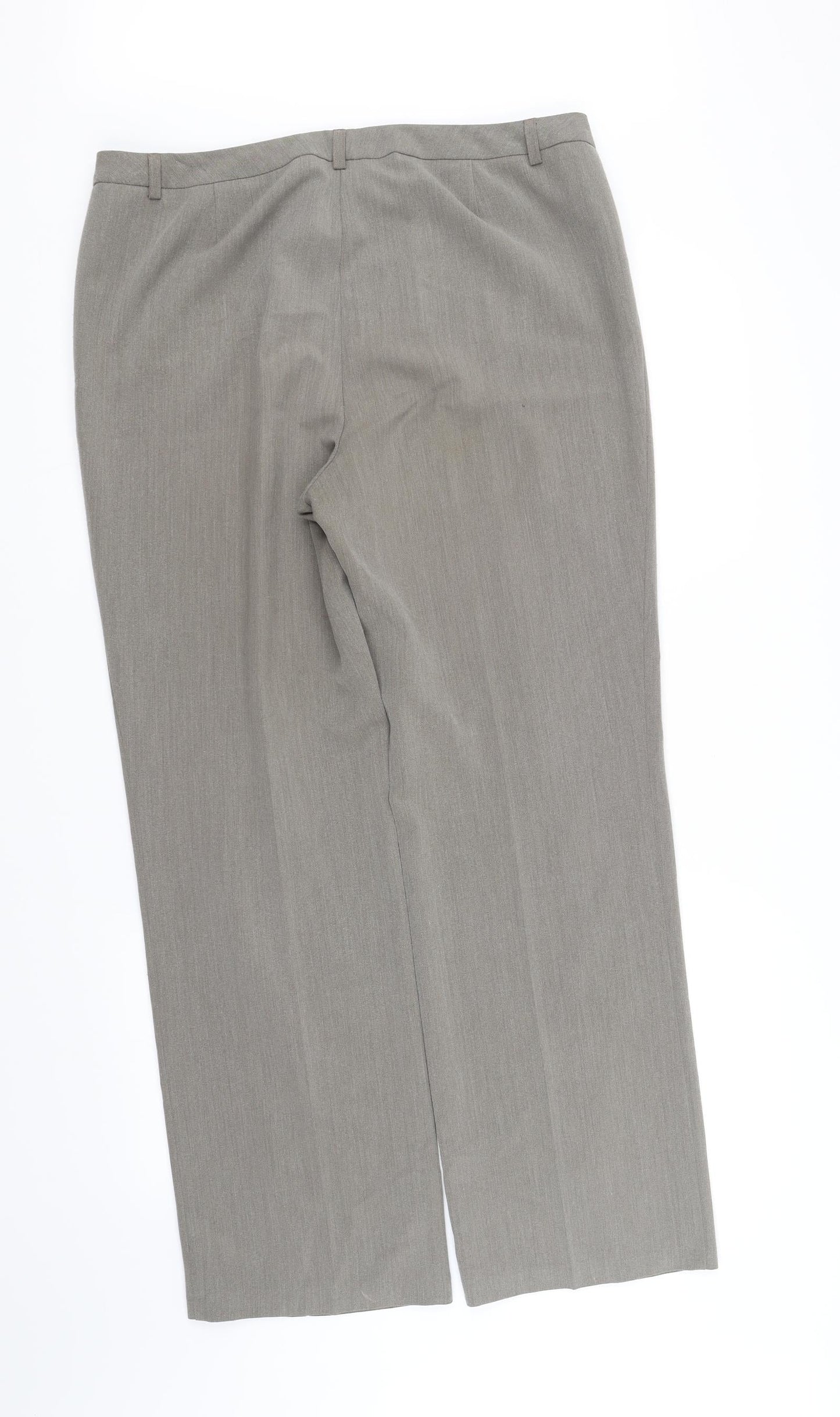 m&s Womens Grey   Trousers  Size 14 L33 in