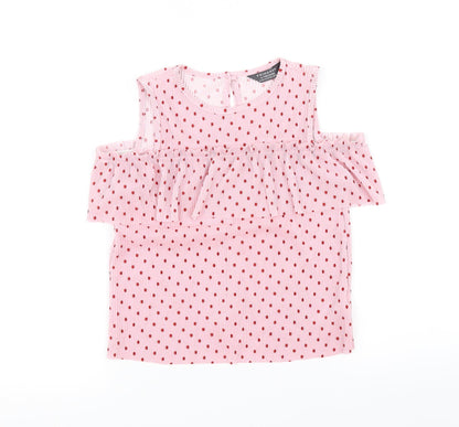 Primark Girls Pink   Basic Blouse Size 6-7 Years