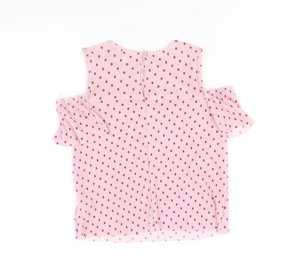 Primark Girls Pink   Basic Blouse Size 6-7 Years
