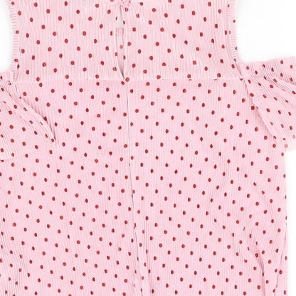 Primark Girls Pink   Basic Blouse Size 6-7 Years