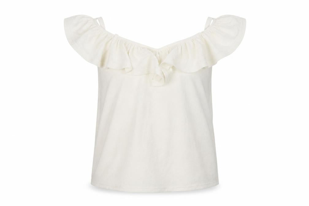 Womens UK Size 8 Atmosphere White Basic Blouse
