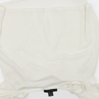 Atmosphere Womens White   Basic Blouse Size 8