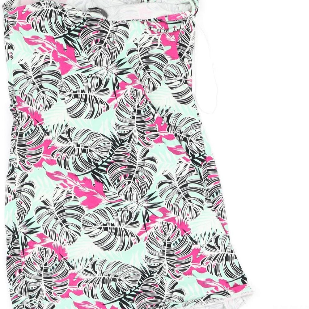 Primark Womens Blue Floral  Fit & Flare  Size 8