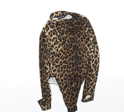 prety litle thing Womens Black Animal Print  Jumpsuit One-Piece Size 10 L10 in