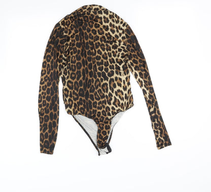 prety litle thing Womens Black Animal Print  Jumpsuit One-Piece Size 10 L10 in