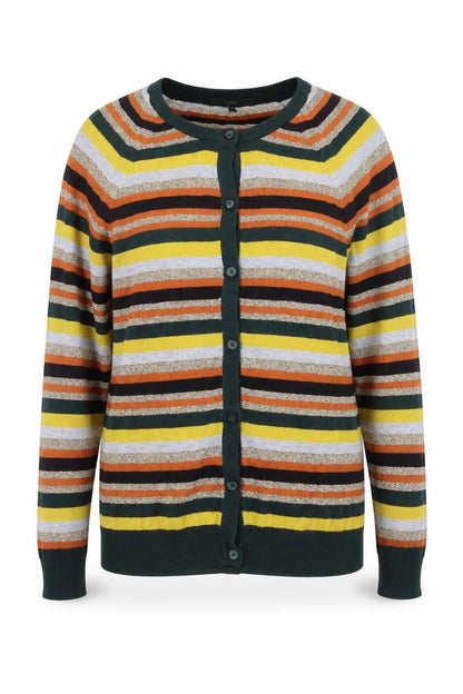 Next Womens Multicoloured Striped  Cape Jumper Size 10