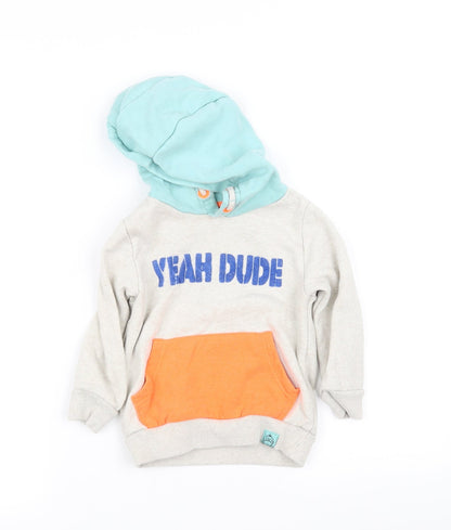 pre worn Girls White   Pullover Hoodie Size 2-3 Years
