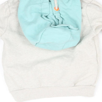 pre worn Girls White   Pullover Hoodie Size 2-3 Years