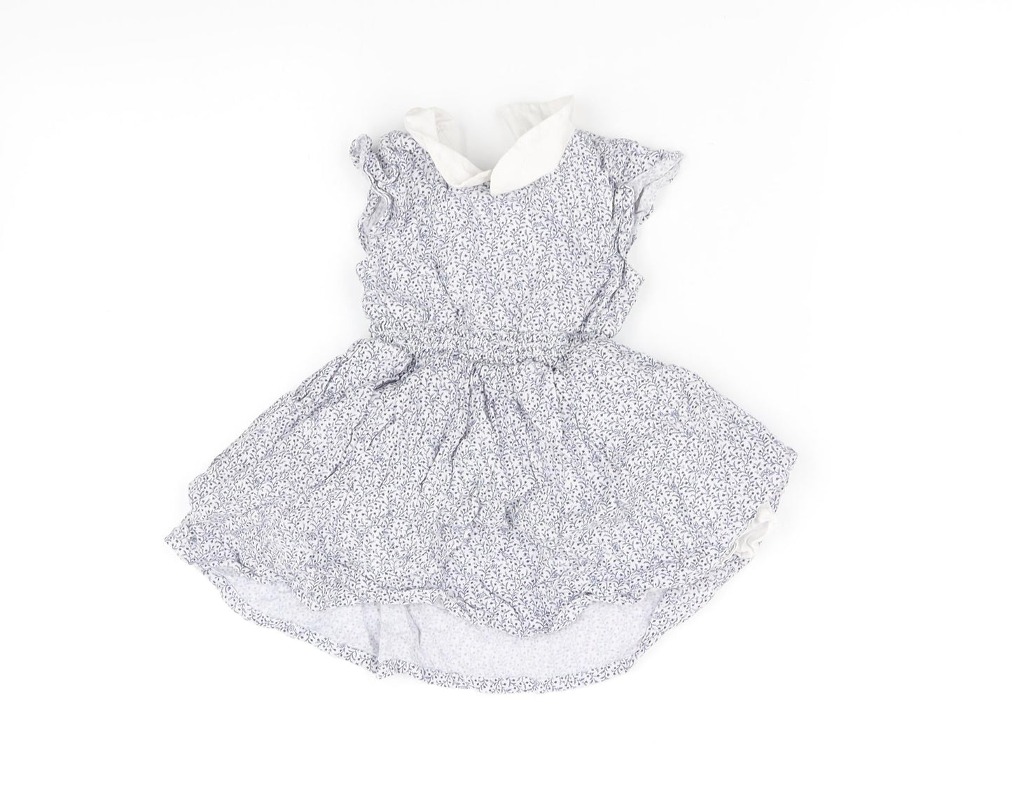 pre worn Girls Blue   Fit & Flare  Size 3-6 Months
