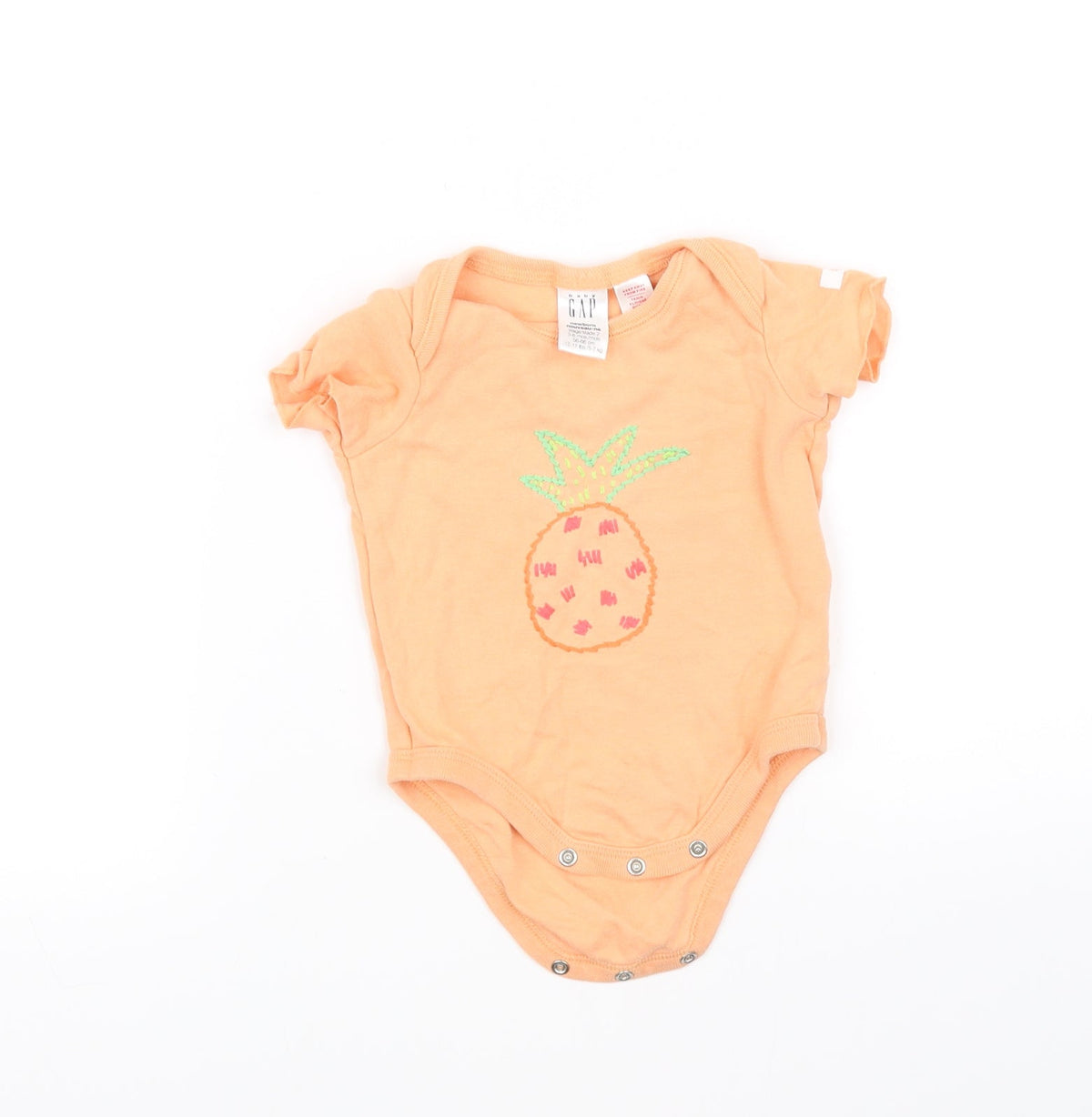 Gap  Orange   Basic T-Shirt Size 3-6 Months