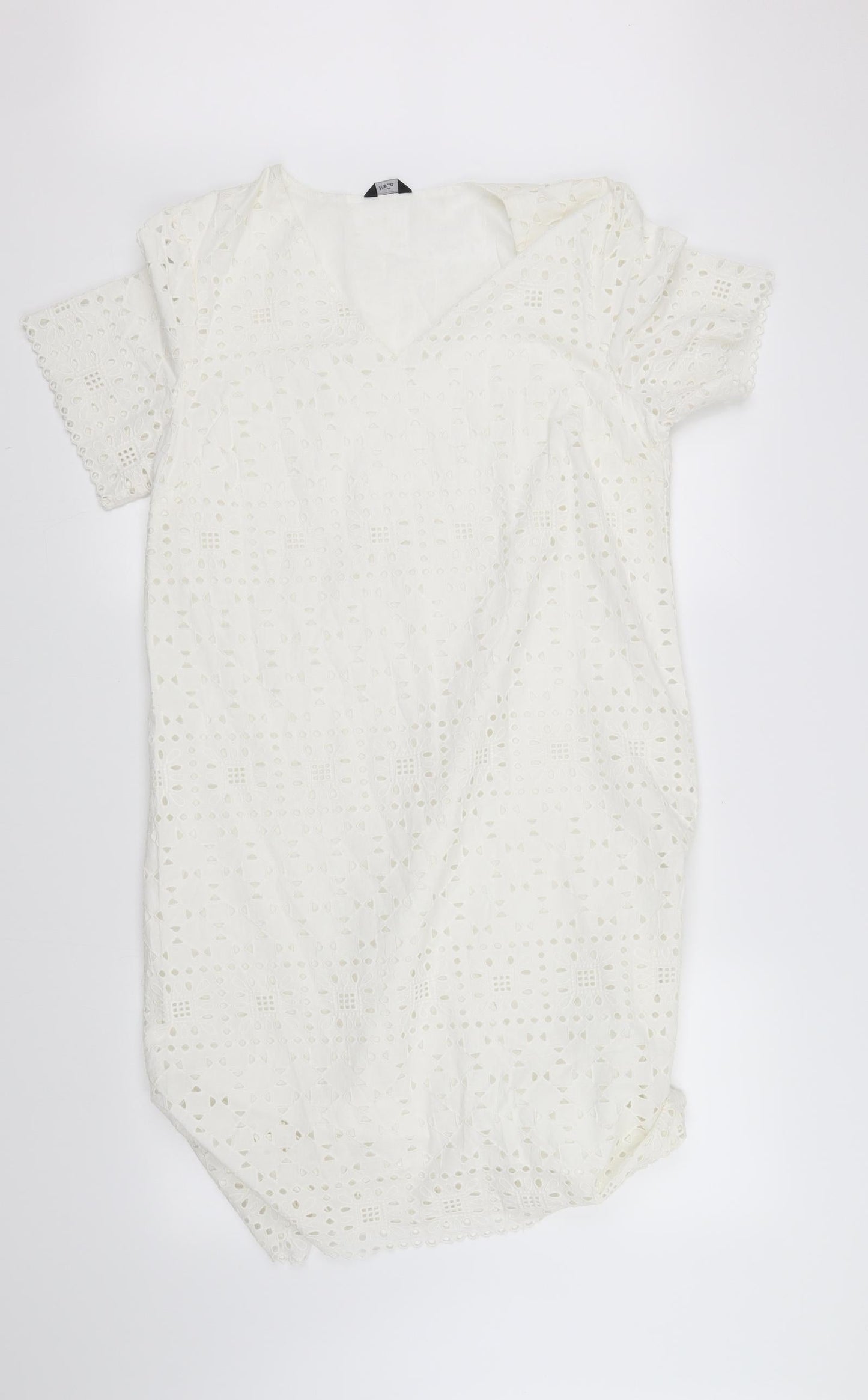 M&Co Womens White   Fit & Flare  Size 12