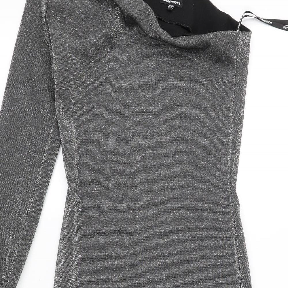 pre worn Womens Grey   Fit & Flare  Size 10