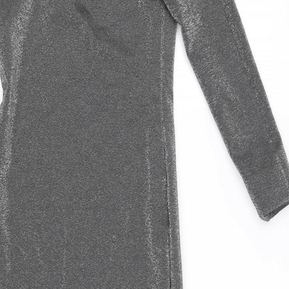 pre worn Womens Grey   Fit & Flare  Size 10