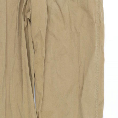 Womens UK Size M pre worn Regular Fit Skinny Beige Jeans