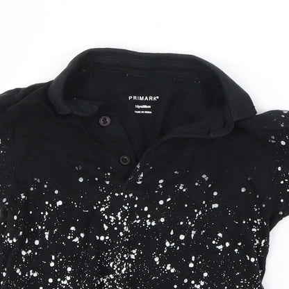 Primark Boys Black   Basic Polo Size 2-3 Years