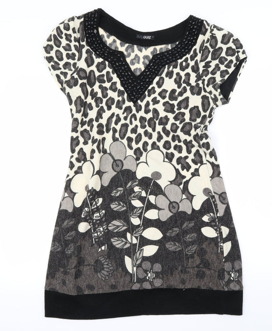 Quiz Womens Ivory   A-Line  Size M