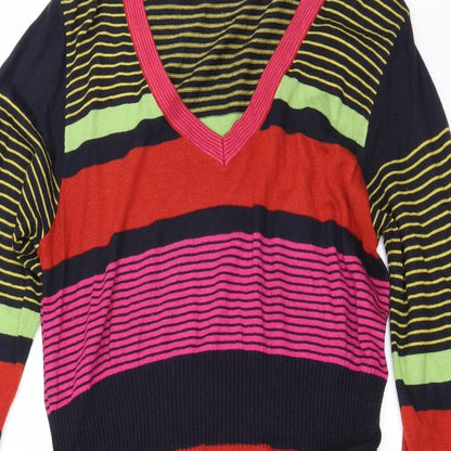 Per Una Womens Red Striped  A-Line  Size 14