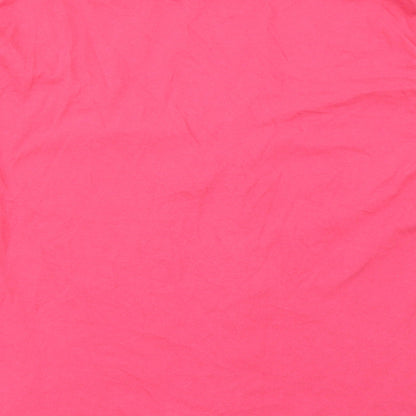 Womens UK Size 16 Dorothy Perkins Pink Basic T-Shirt