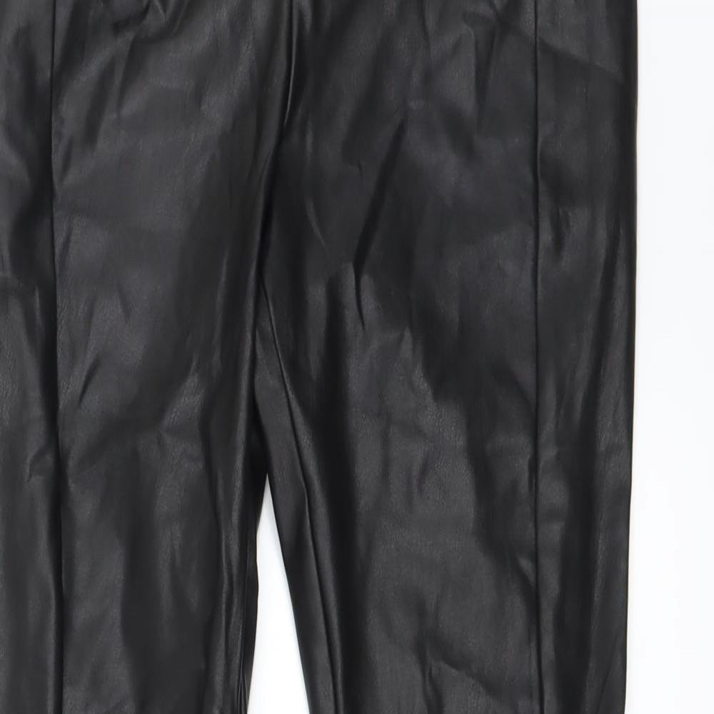 Womens UK Size 8 NEXT Regular Fit  Black Trousers