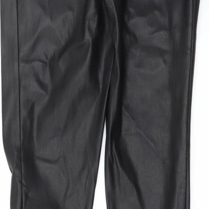 Womens UK Size 8 NEXT Regular Fit  Black Trousers