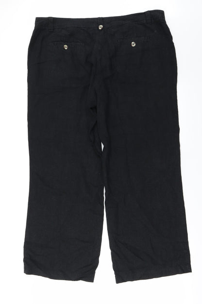 Casual Collection  Womens Black   Trousers  Size 40 in L26 in