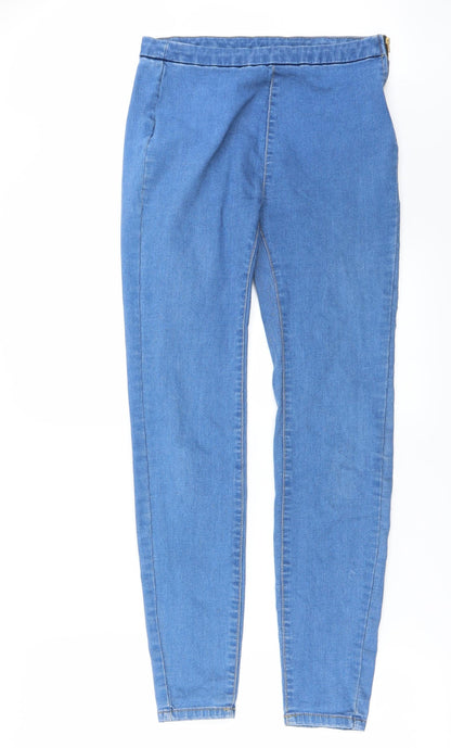 Womens UK Size 10 Preworn Regular Fit Jegging Blue Jeans