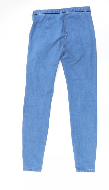 Womens UK Size 10 Preworn Regular Fit Jegging Blue Jeans