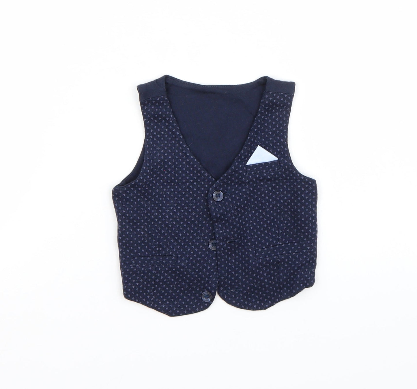 Primark Boys Blue   Cardigan Jumper Size 3-6 Months